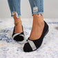 Women's Lightweight Fashion Rhinestone Wedge Shoes