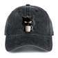 Cute Black Cat Vintage Baseball Cap