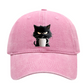 Cute Black Cat Vintage Baseball Cap