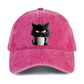 Cute Black Cat Vintage Baseball Cap
