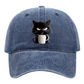 Cute Black Cat Vintage Baseball Cap