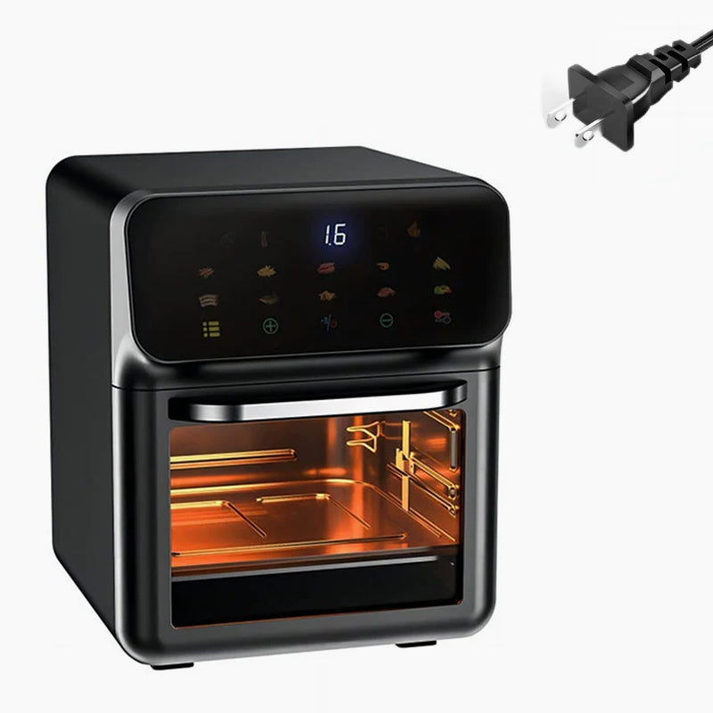 🔥60% Rabatt - TOP ANGEBOT🍳🍗 Multifunktionale Heißluftfritteuse mit Sichtfenster & Touchscreen | Kostenloser Versand✈️