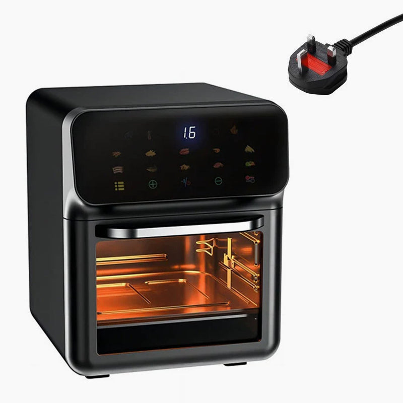 🔥60% Rabatt - TOP ANGEBOT🍳🍗 Multifunktionale Heißluftfritteuse mit Sichtfenster & Touchscreen | Kostenloser Versand✈️