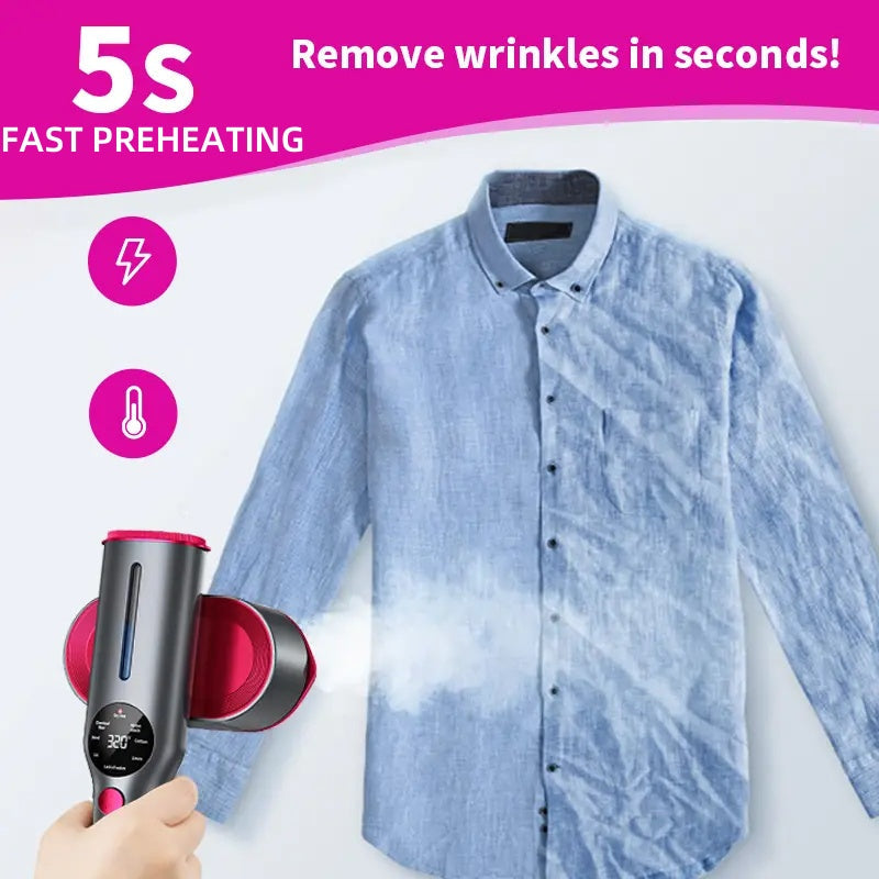 ⏳Zeitlich begrenztes Angebot: 25 Einheiten mit 69% auf alles! ⏰⚡Schnelles & sicheres Handbügeleisen – Kraftvoller Dampf für glatte Kleidung in Sekunden, mit Anti-Brandfleck-Schutz 👚🛡️