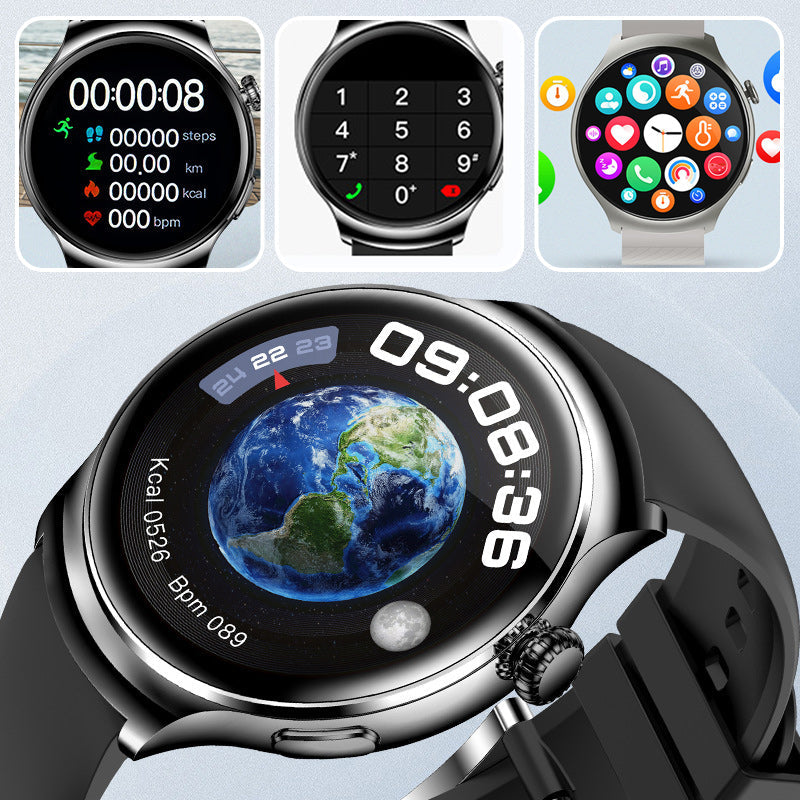 Multifunktionale runde Sport-Smartwatch