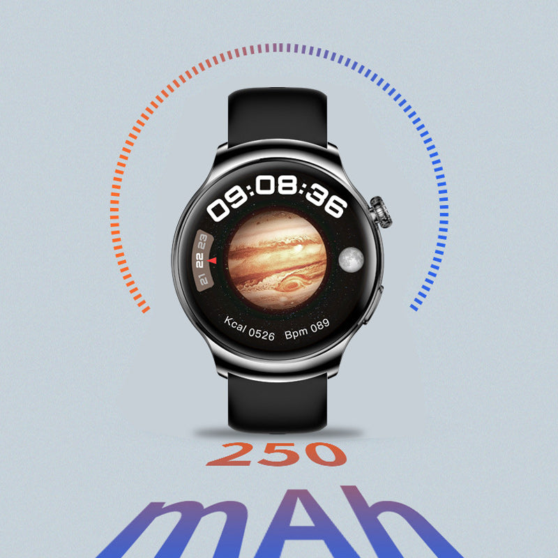 Multifunktionale runde Sport-Smartwatch
