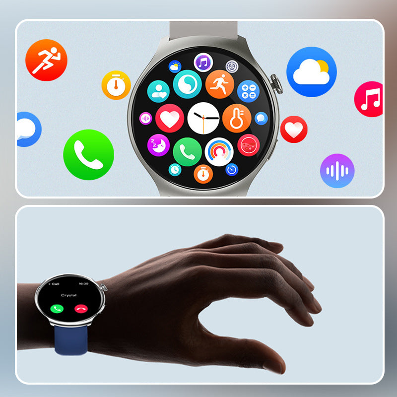 Multifunktionale runde Sport-Smartwatch