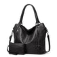 👜 LIMITIERTES ANGEBOT 50% RABATT! ✨ Kunstleder-Shopper Damen – Vielseitig, Praktische Fächer, Set mit Beutel 💼