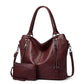 👜 LIMITIERTES ANGEBOT 50% RABATT! ✨ Kunstleder-Shopper Damen – Vielseitig, Praktische Fächer, Set mit Beutel 💼