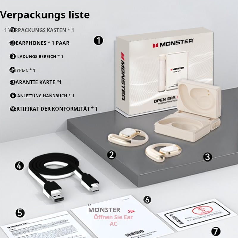 🔥Kabellose Bluetooth 6.0-Kopfhörer🎧Geräuschunterdrückung, 145 Stunden Akkulaufzeit und IPX5-Wasserdichtigkeit für den Sport