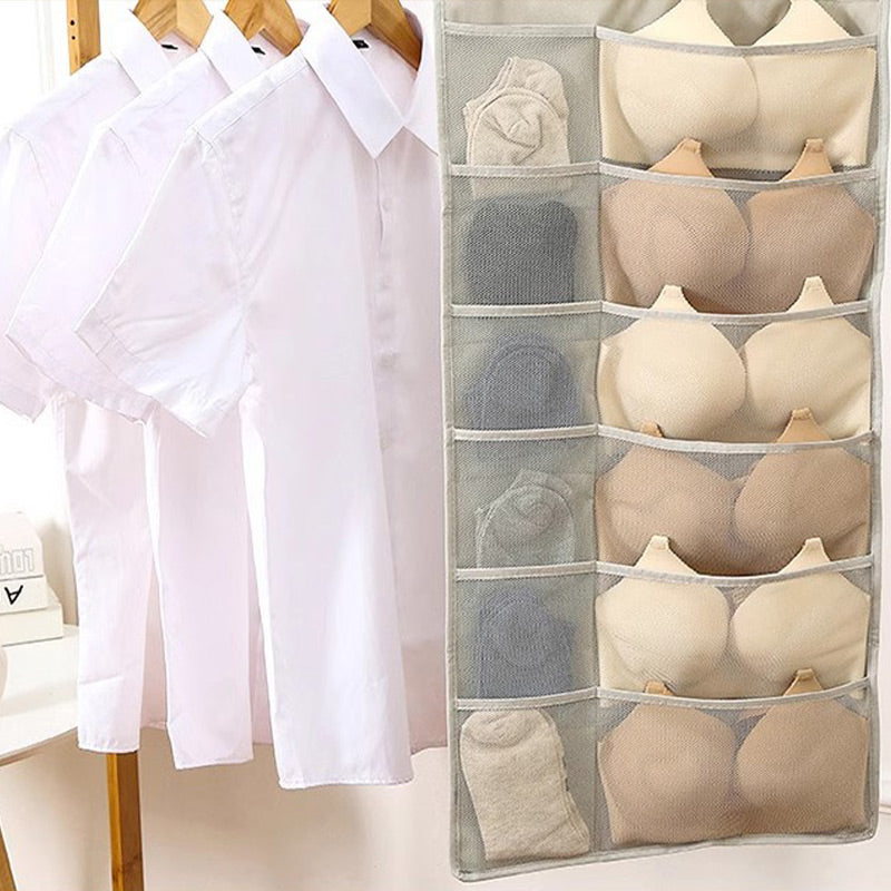 🩲 50% RABATT! 📦 Doppelseitiger hängender Organizer für Unterwäsche – Platzsparend & praktisch