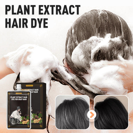 🔥🥰Haarfärbemittel mit Pflanzenextrakten für graues Haar
