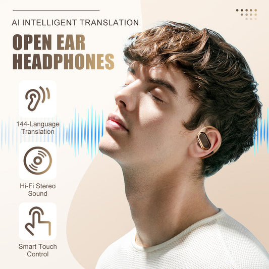 Ai Intelligent Translation Open Ear Headphones