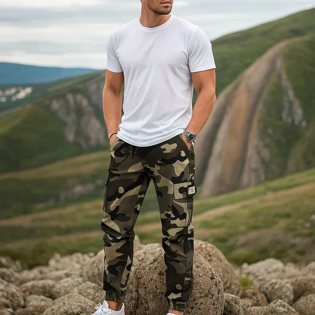 👖 Robusta taktiska arbetsbyxor – 💪 Slitstark nylon-bomull | 🔧 Flera fickor | 🌲 Perfekta för utomhusbruk och arbete