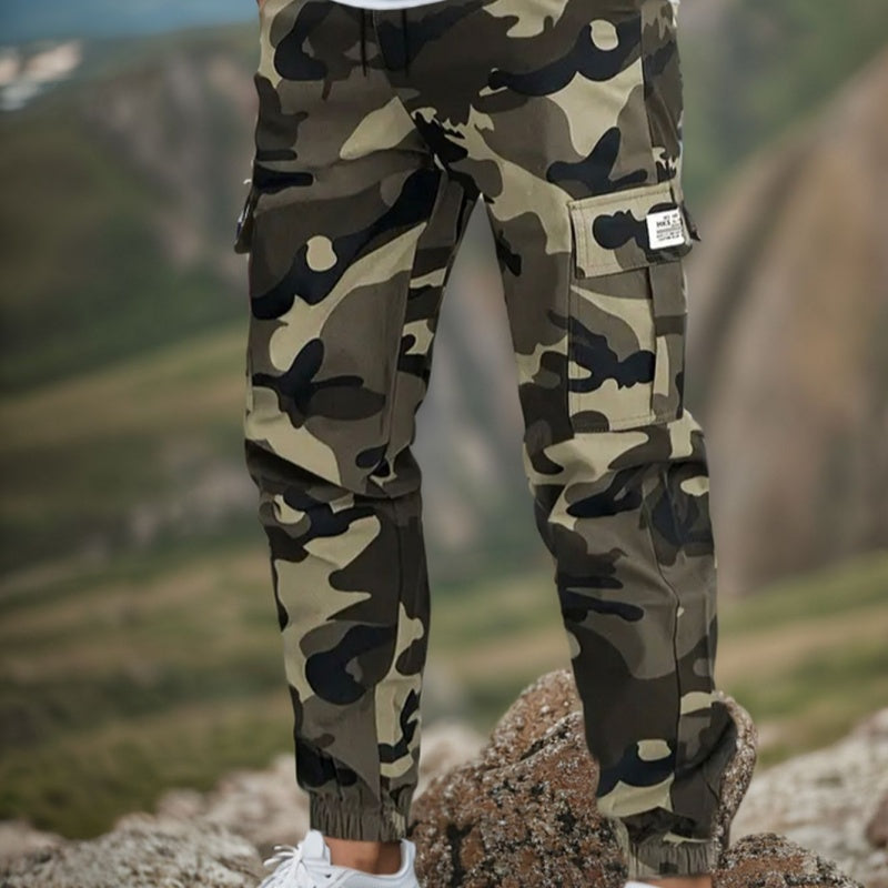 👖 Robusta taktiska arbetsbyxor – 💪 Slitstark nylon-bomull | 🔧 Flera fickor | 🌲 Perfekta för utomhusbruk och arbete