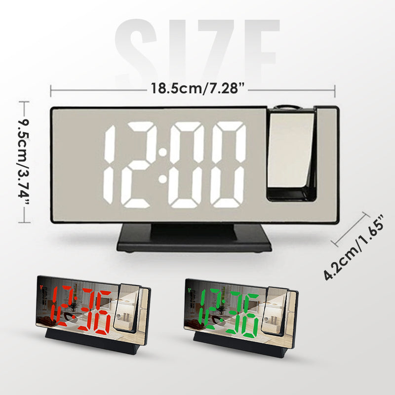❤️Ein unkonventioneller Wecker⏰🔥LED-Spiegelprojektions-Wecker