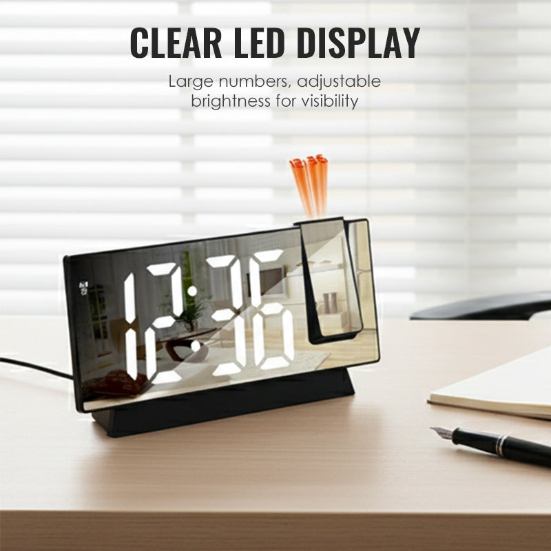 ❤️Ein unkonventioneller Wecker⏰🔥LED-Spiegelprojektions-Wecker