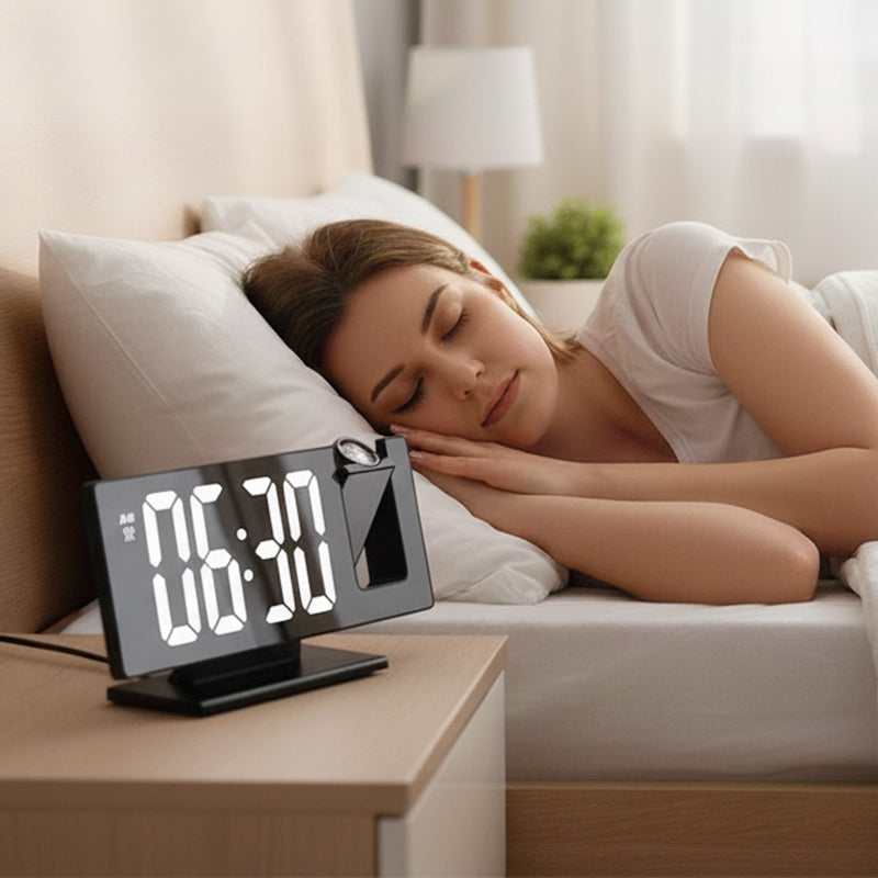 ❤️Ein unkonventioneller Wecker⏰🔥LED-Spiegelprojektions-Wecker