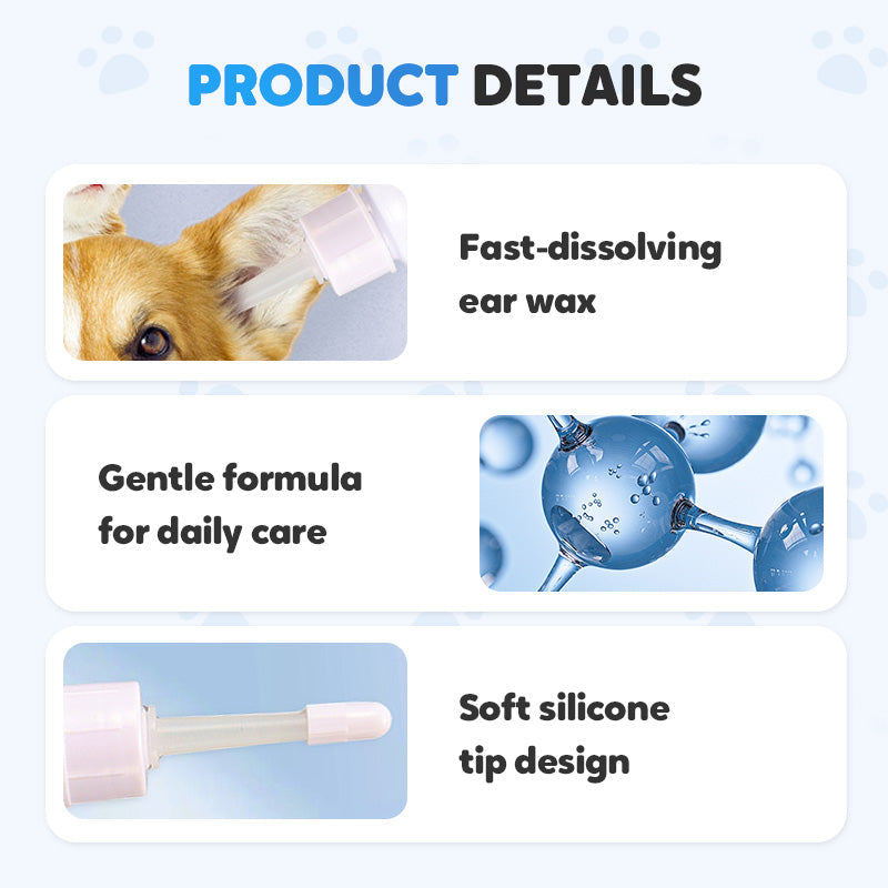 🐾 2 KAUFEN, 1 GRATIS! ✨ Ohrenreiniger für Haustiere – Sanfte Formel mit beruhigender Aloe für Hunde und Katzen, beugt Infektionen und Gerüchen vor 🌿👂