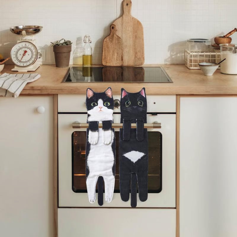 ⏰Nur für kurze Zeit 50 % Rabatt🔥Süßes Katzen-Handtuch😺🐾