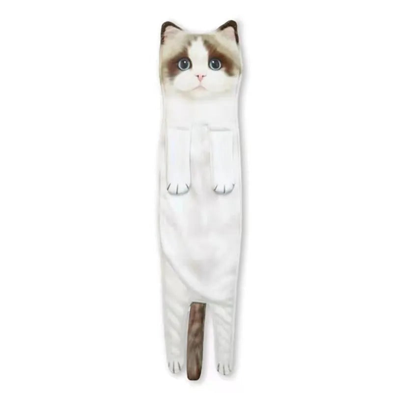 ⏰Nur für kurze Zeit 50 % Rabatt🔥Süßes Katzen-Handtuch😺🐾