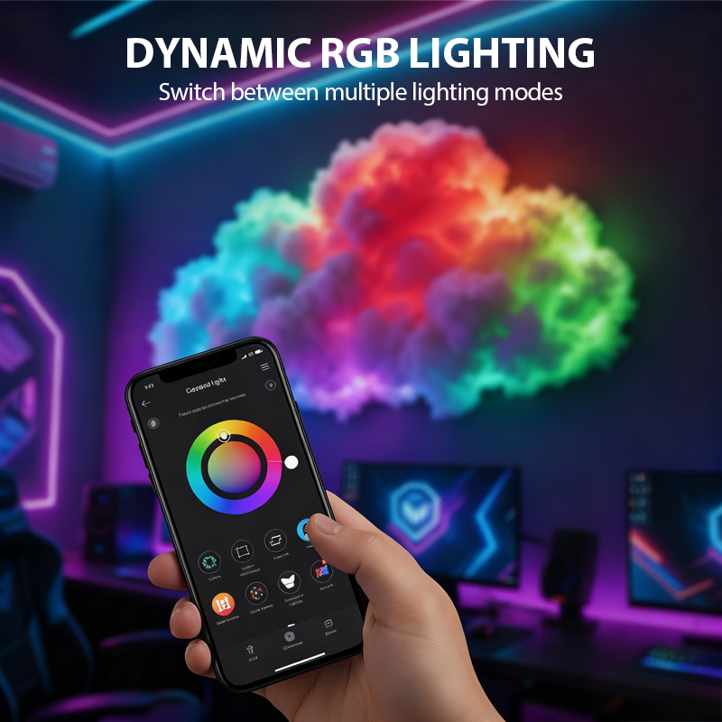 📢🎁60% RABATT!!! ✨Thundercloud USB-betriebene LED-Dekorationslampe🌈☁️