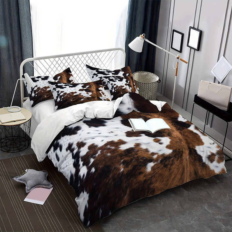 🛏️ Investiere in erholsamen Schlaf – mit 50% Rabatt! 🐄 Das kuschelige Kuhmuster-Bettwäsche-Set – stylisch & schnell geliefert für deine Wohlfühloase.ohlfühloase.