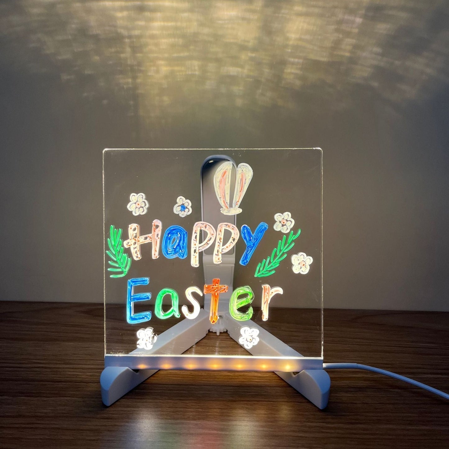 🎄Weihnachtsaktion 50% Rabatt🎁Kreatives wiederbeschreibbares Acryl-LED-Nachrichtenschild