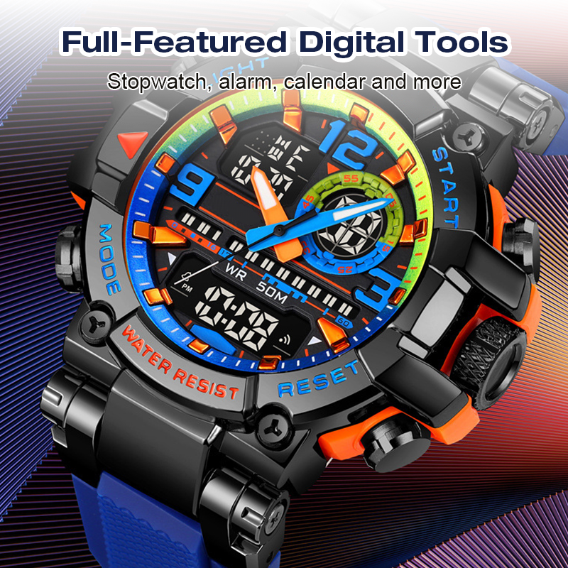 🔈🔈Zeitlich begrenztes Angebot: 60 % RABATT⌚Multifunktionale wasserdichte digitale LED-Uhr