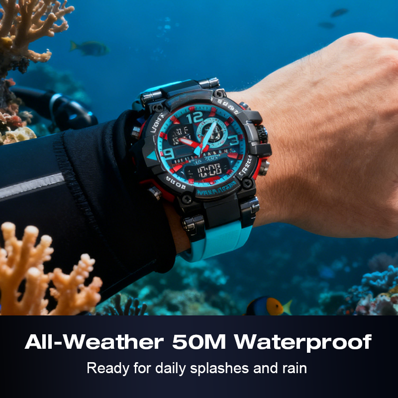 🔈🔈Zeitlich begrenztes Angebot: 60 % RABATT⌚Multifunktionale wasserdichte digitale LED-Uhr