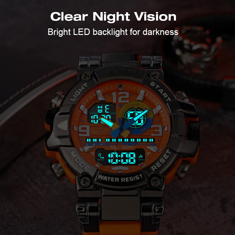 🔈🔈Zeitlich begrenztes Angebot: 60 % RABATT⌚Multifunktionale wasserdichte digitale LED-Uhr