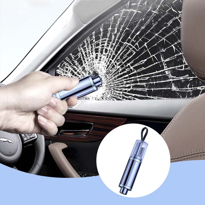 🔥Solange der Vorrat reicht 40 % Rabatt!🎉Notfall-Autofenster-Brecher mit Sicherheitsgurt-Schneider
