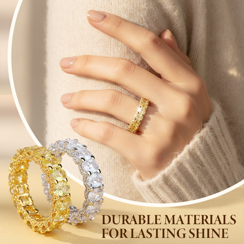 💎Modischer Mémoire-Ring mit glitzernden Zirkonia-Steinen💎