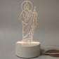 🎅 Das perfekte Weihnachtsgeschenk – Bis zu 49 % Rabatt 🙏 Inspirierende LED-Nachtlampe aus Acryl mit religiösem Motiv ✝️ Gebetslampe für Jungfrauen