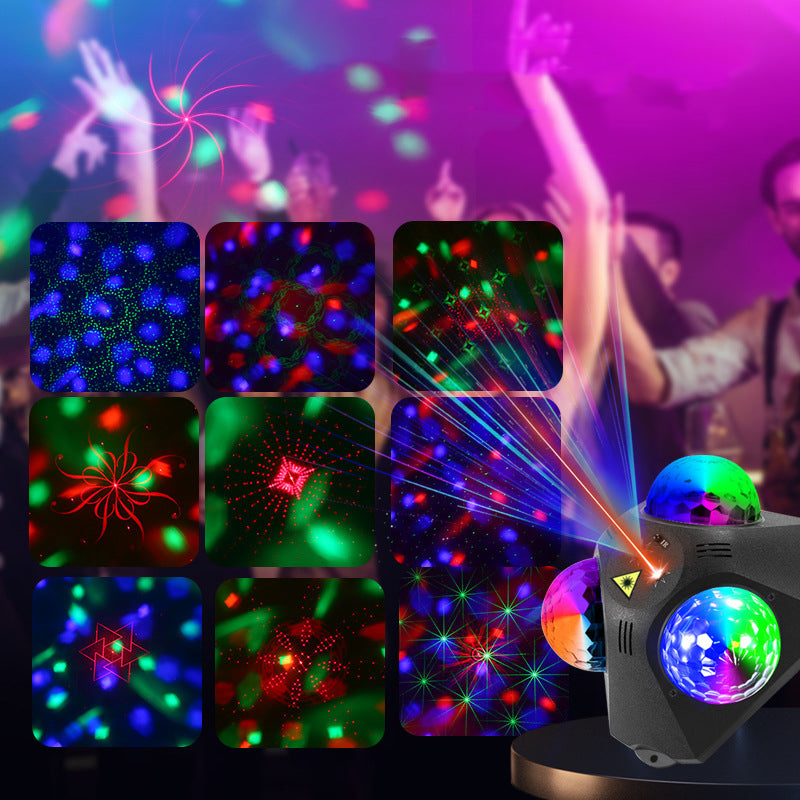 📢📢50 % RABATT !! 🌟3-Kugel Soundaktivierter Laser-Partylicht