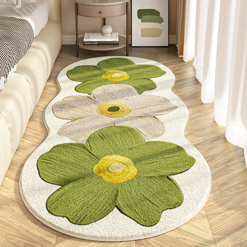 📢📢 50 % RABATT!! 🎅 Weicher Teppich mit unregelmäßigem Blumenmuster