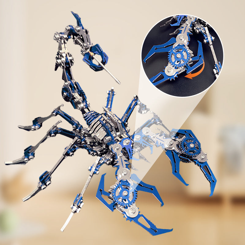 🛠️ Jetzt 60% Rabatt! 🦂 3D-Skorpion-Metallpuzzle – Mechanisches Baumodell, herausfordernd und dekorativ 🧩⚙️