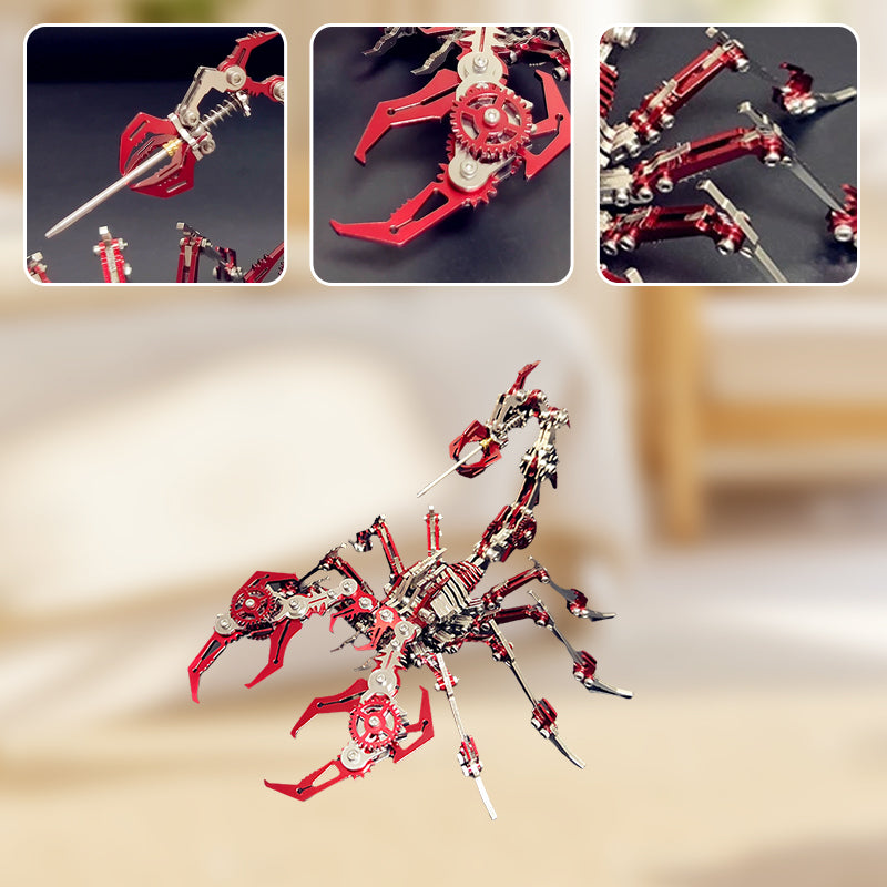 🛠️ Jetzt 60% Rabatt! 🦂 3D-Skorpion-Metallpuzzle – Mechanisches Baumodell, herausfordernd und dekorativ 🧩⚙️