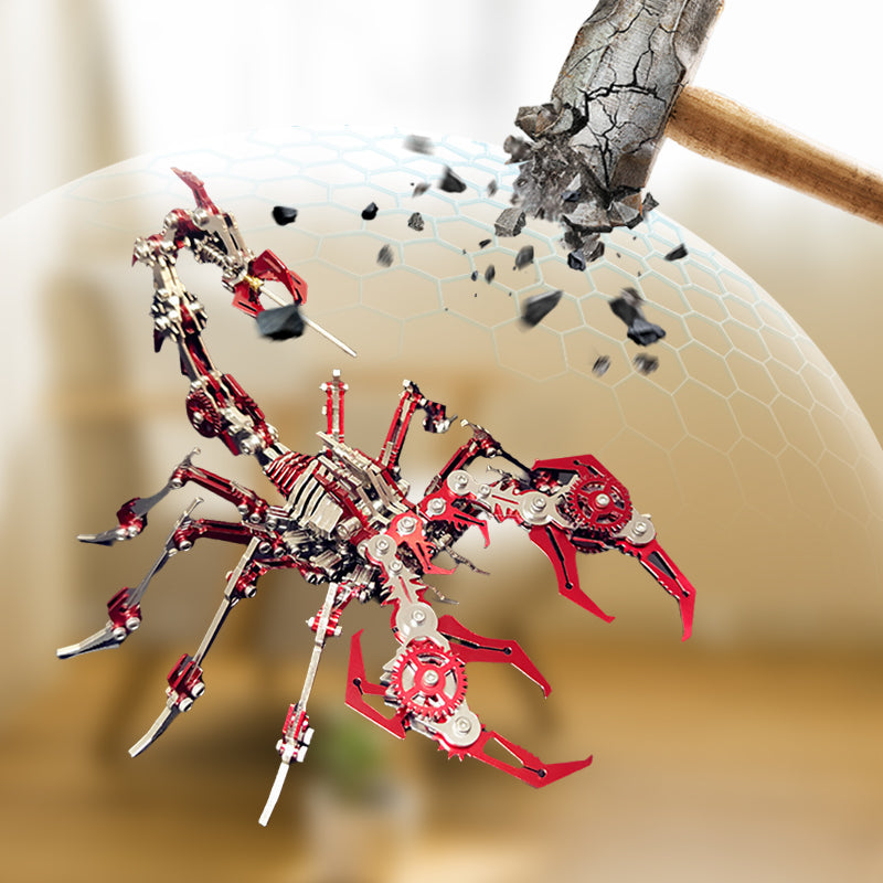 🛠️ Jetzt 60% Rabatt! 🦂 3D-Skorpion-Metallpuzzle – Mechanisches Baumodell, herausfordernd und dekorativ 🧩⚙️