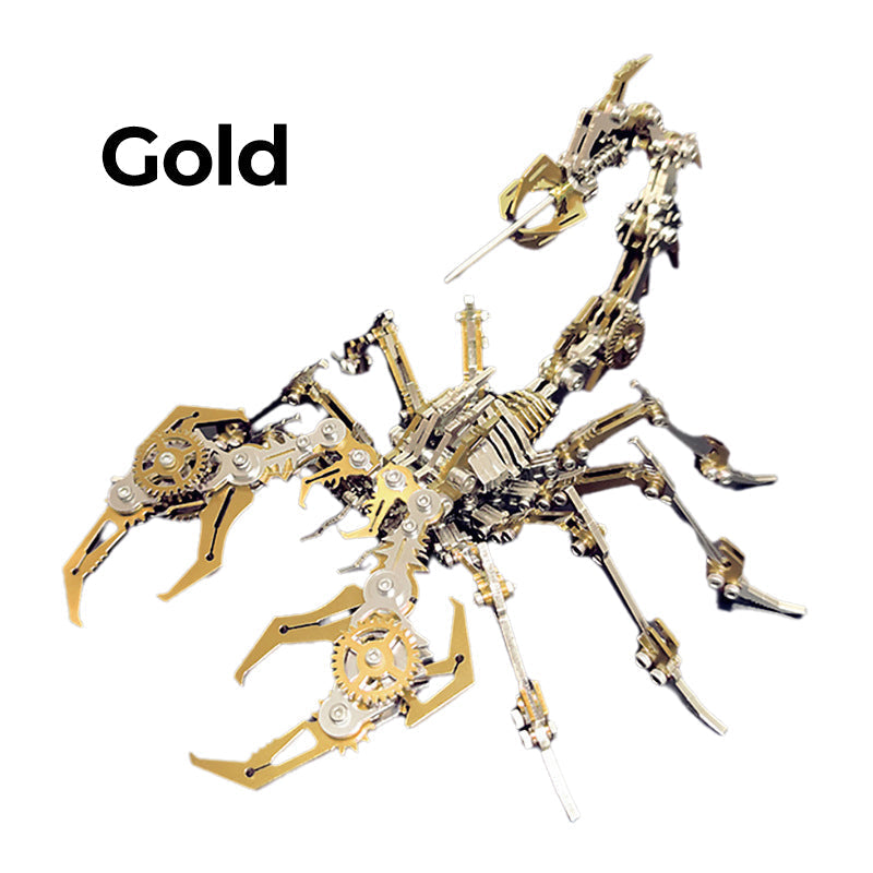 🛠️ Jetzt 60% Rabatt! 🦂 3D-Skorpion-Metallpuzzle – Mechanisches Baumodell, herausfordernd und dekorativ 🧩⚙️
