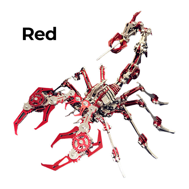 📢📢60 % Rabatt !!!✨3D-Metallpuzzle-Bausatz „Skorpion“ – Mechanisches Modell zum Zusammenbauen