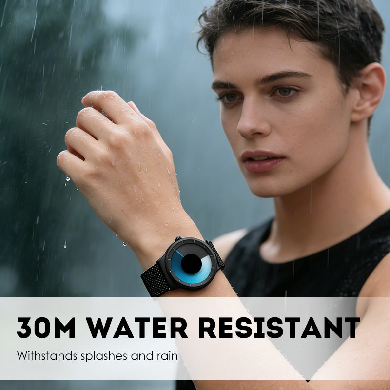 ⌚ Minimalistische Quarz-Herrenuhr OHNE ZEIGER – Futuristisches Design & Alltagstauglichkeit! ✨