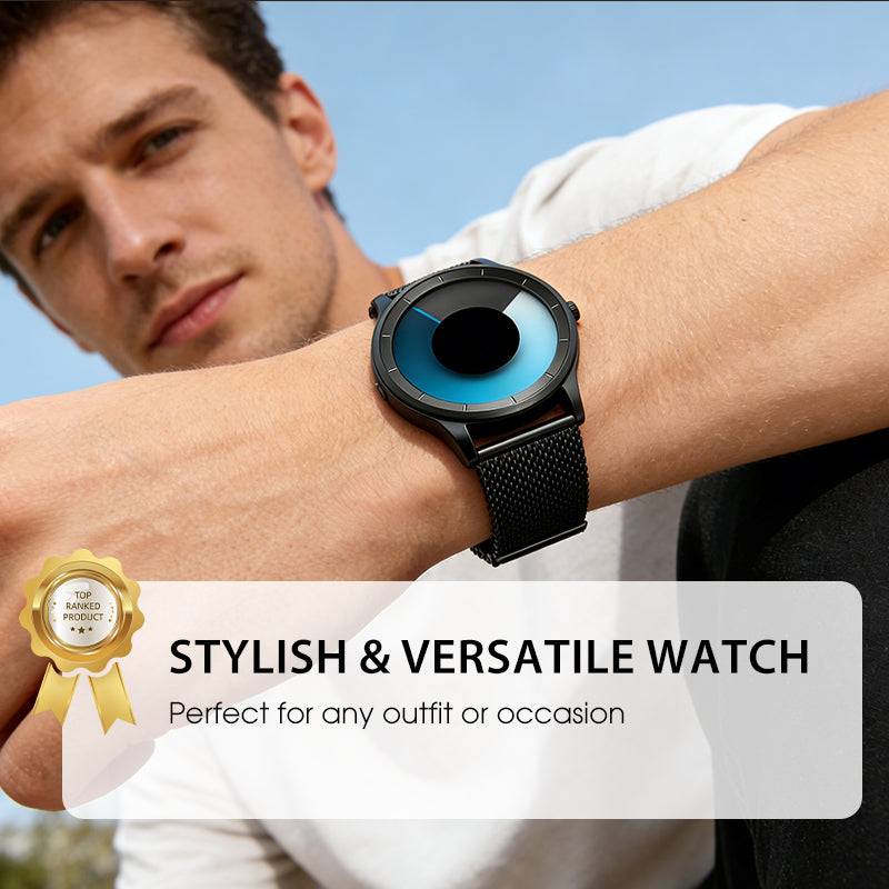 ⌚ Minimalistische Quarz-Herrenuhr OHNE ZEIGER – Futuristisches Design & Alltagstauglichkeit! ✨