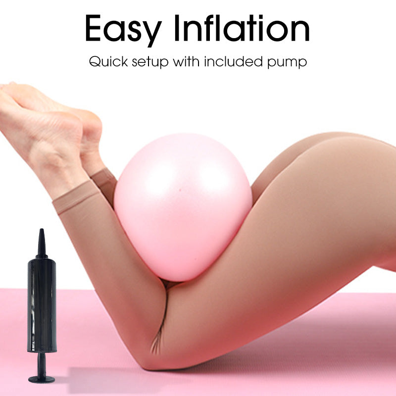📢📢50 % Rabatt !!🧘‍♀️9-Zoll-Anti-Burst-Pilatesball mit Pumpe