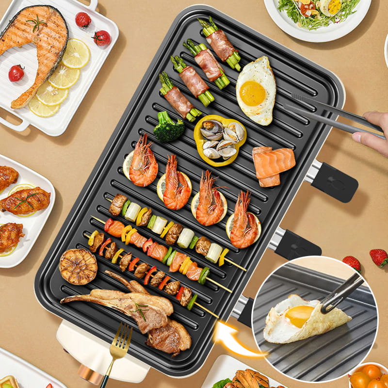 📢📢50 % RABATT !🔥🔥Large Capacity Detachable Multi-Function Smokeless Electric Grill