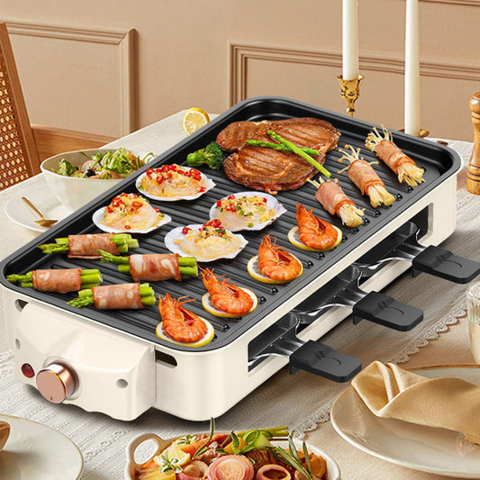 📢📢50 % RABATT !🔥🔥Large Capacity Detachable Multi-Function Smokeless Electric Grill