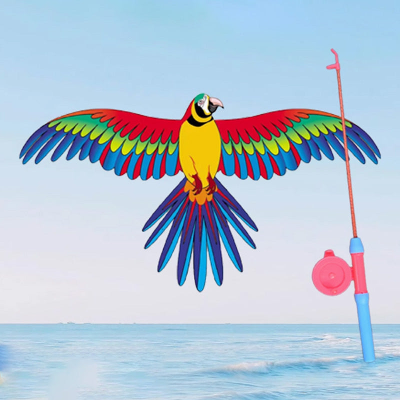 Innovativer Drachen – Angelruten-Design, Einfach zu Steuern, Spaß für Kinder im Freien🪁✨