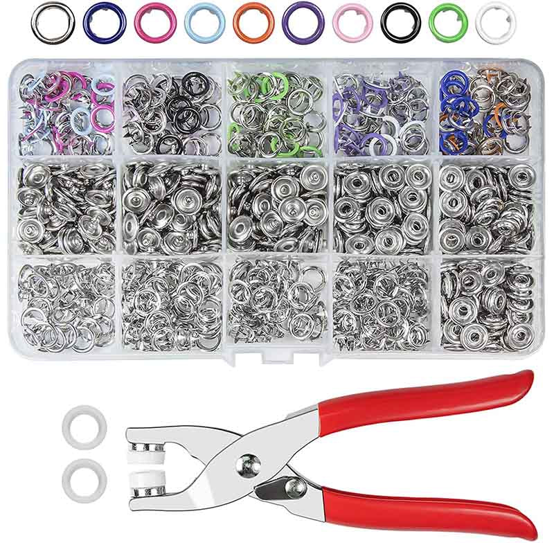 🧵 50% RABATT! 🔘 DIY-Knopf-Set – Komplettes Werkzeugset, einfache Anwendung & langlebige Befestigung – Ideal zum Reparieren & Verstärken Ihrer Kleidung ✂️
