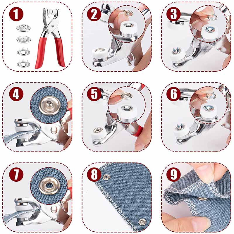 🧵 50% RABATT! 🔘 DIY-Knopf-Set – Komplettes Werkzeugset, einfache Anwendung & langlebige Befestigung – Ideal zum Reparieren & Verstärken Ihrer Kleidung ✂️
