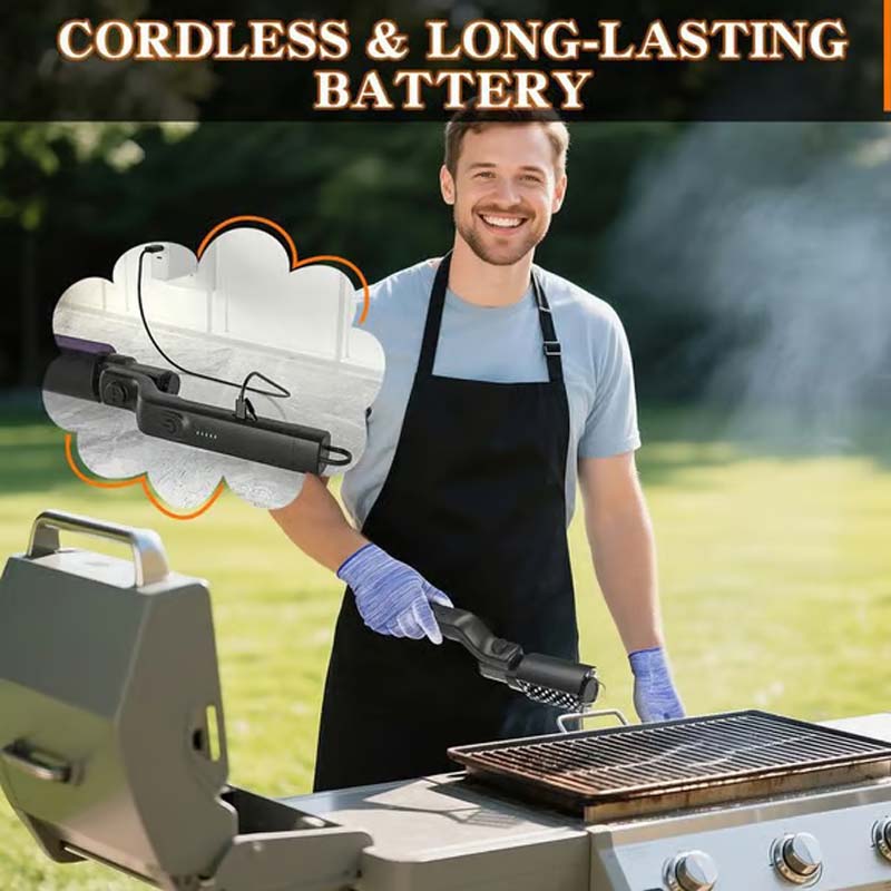 🔥🔥🍖 50% Rabatt  ⚡️Kabelloser elektrischer Grillbürstenreiniger🍔Es gibt derzeit auch günstige Kombi-Angebote💪